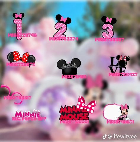 Minnie Mouse Codes For Bloxburg, Mickey Mouse Decal Codes Bloxburg, Bloxburg Minnie Mouse Codes, Bloxburg Minnie Mouse Decals, Bloxburg Disney Decal Codes, Disney Decals Bloxburg, Minnie Mouse Decal Codes Bloxburg, Barbie Decals Bloxburg, Kid Decals Bloxburg