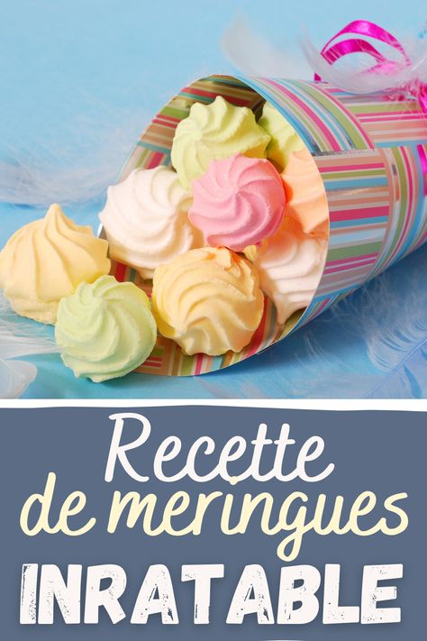 Découvrez la recette inratable des meringues légères et croustillantes ! Dessert Parfait, French Cake, Meringue Cookies, Number Cakes, Sweet Table, Mini Desserts, Pavlova, Cupcakes Decoration, Cakes And More