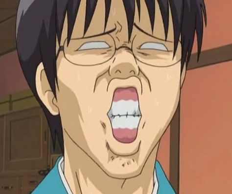 Anime Annoyed Face, Gintama Funny, Anime Meme Face, Face Anime, 얼굴 드로잉, Funny Expressions, Anime Expressions, Anime Guys Shirtless, Funny Face