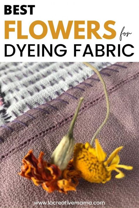 Dyeing With Flowers, Botanical Dye Fabric, Floral Dyeing, Flower Dyed Fabric, Flower Dyeing, Organise Life, Solar Dyeing, Eco Printing Tutorial, Flower Pounding