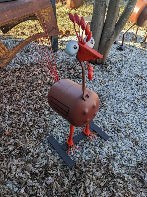 Jan 2023 by Larry Strickler Metal Duck Yard Art, Propane Tank Art, Junk Metal Art, Propane Tanks, Tank Art, Metal Ideas, Lawn Ornaments, Metal Yard Art, Metal Works