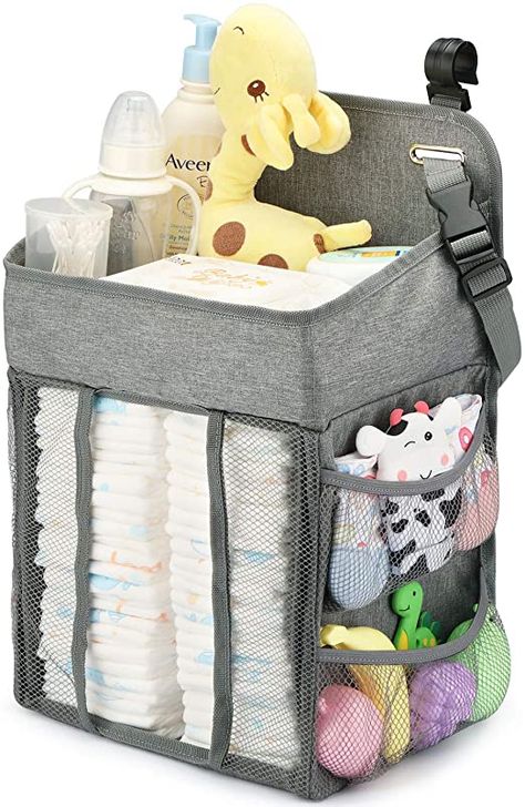 Crib With Changing Table, Diaper Organizer, Best Baby Cribs, Diaper Storage, Diaper Changing Station, Baby Registry Items, Diaper Organization, Diaper Caddy, Boys Crib