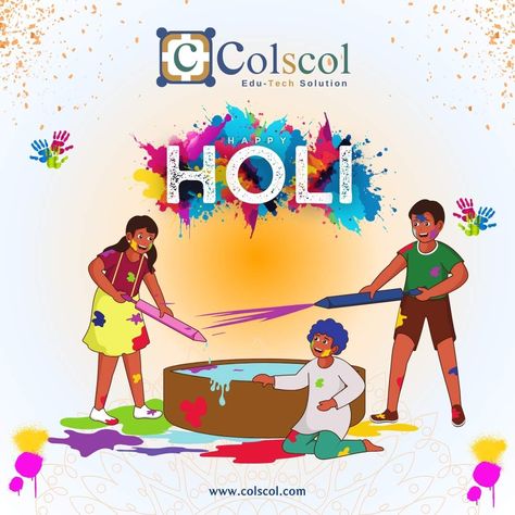 🎨✨ Let's add a splash of color to education this Holi with COLSCOL Edutech Solution! 🌈📚 Join us in celebrating the festival of colors by embracing innovative digital solutions tailored to enhance the learning experience. 🎉💡 #HappyHoli #ColorfulLearning #COLSCOL 🌟🎓 Festival Of Colors, The Learning Experience, Holi Festival, We Are A Team, Color Festival, Splash Of Color, Happy Holi, The Festival, Social Networks