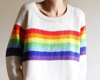 Pullover Sweater Knitting Pattern, Honey Sweater, Vacation Winter, Cast On Knitting, Pull Mohair, Basketweave Stitch, Diy Sweater, Jumper Patterns, Diy Rainbow