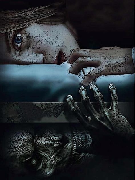 Under the bed Mae Whitman, The Grudge, The Boogeyman, Film Horror, Ange Demon, Dreams And Nightmares, Wow Art, Creepy Art, Warrior Princess