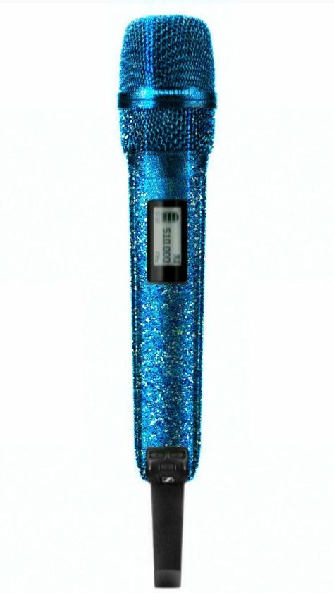 Blue Microphone Aesthetic, Pretty Microphones, Customized Microphone, Custom Microphone, Blue Microphone, Blue Mic, Music Mic, News Microphone, Ear Monitors