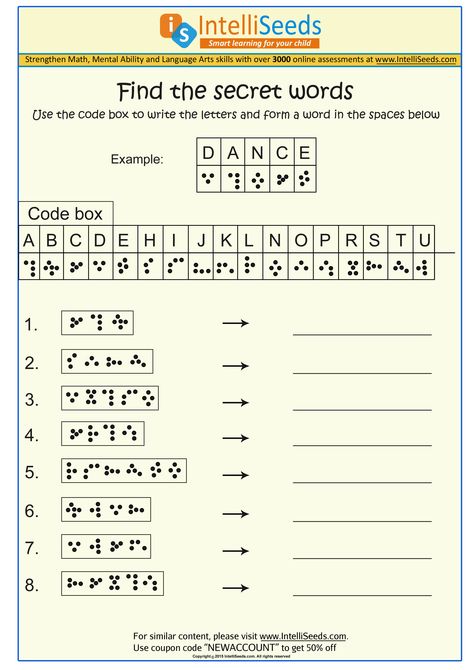 Logical Reasoning Worksheets For Grade 2, Logical Thinking Worksheets, Brain Gym Worksheets, English Games For Kids, Secret Words, Brain Gym For Kids, English Teaching Materials, English Activities For Kids, Learning English For Kids