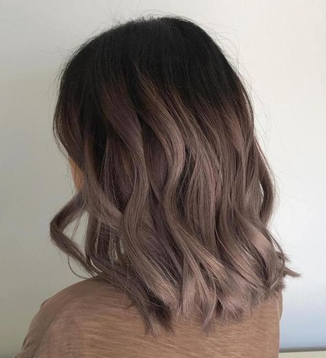 20 Stunning Examples of Mushroom Brown Hair Color Ash Ombre Hair, Mushroom Brown Hair, Mushroom Hair, Mushroom Brown, Kadeřnické Trendy, Brown Hair Balayage, Trendy Hair Color, Brown Blonde Hair, Ombre Hair Color