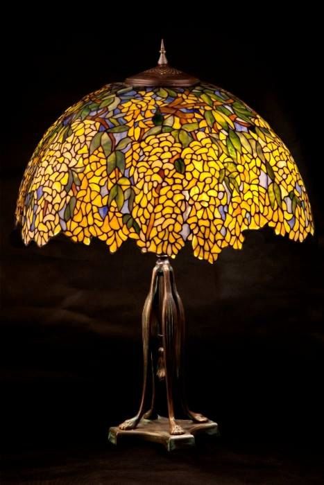 Laburnum yellow stained glass floral lamp. Tiffany lampshade. Yellow Laburnum Tiffany table lamp. Laburnum bedside lamp. Tiffany Lampshade, Stained Glass Floral, Stained Glass Lighting, Stained Glass Table, Floral Lamp, Stained Glass Lamp Shades, Spectrum Glass, Stained Glass Table Lamps, Tiffany Style Lamp