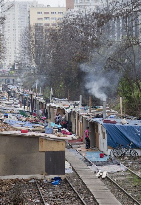 The side of Paris many don't see Shanty Town, Homeless People, Third World, See Picture, Paris France, Dolores Park, Street View, Paris, France