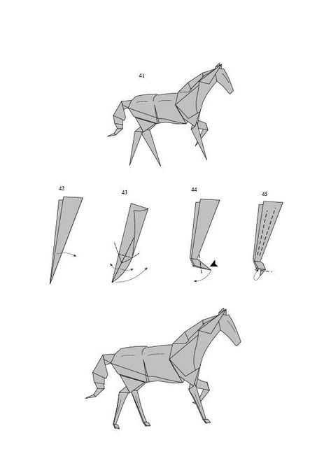 Our today Diagram – Origami Horse. Result is: Horse Tutorial, Origami Horse, Origami Step By Step, Origami Diagrams, Easy Origami, Origami Easy, Fun Crafts For Kids, Kazan, A Horse