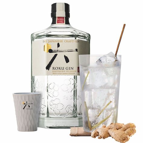 Japanese gin. It’s called Roku Roku Gin, Japanese Bar, Gin Recipes, Gin Tasting, Gin Cocktail Recipes, Gin Drinks, Craft Gin, Vodka Martini, Gin Bar