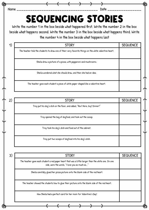 Story Sequence Worksheet, Story Sequencing Worksheets For Grade 3, Sequencing Worksheets 3rd Grade, Sequencing 3rd Grade, 2nd Grade Sequencing Activities, Sequencing Activities 2nd, Sequencing Activities 3rd Grade, Picture Story Writing Grade 4, Story Writing Worksheets