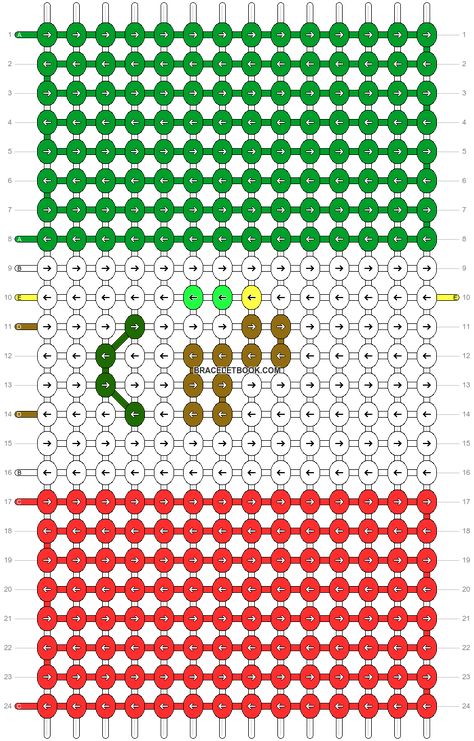 Alpha Bracelet Patterns, Mexican Flag Eagle, Alpha Bracelet, Mexican Flag, Mexican Flags, Alpha Pattern, Alpha Patterns, Friendship Bracelet Patterns, Bracelet Patterns