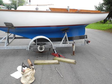 Sailboat trailers - Inside Practical Sailor Blog Article Sailboat Trailer, Trailer Ideas, Boat Trailer, Blog Article, Sailing, Trailer