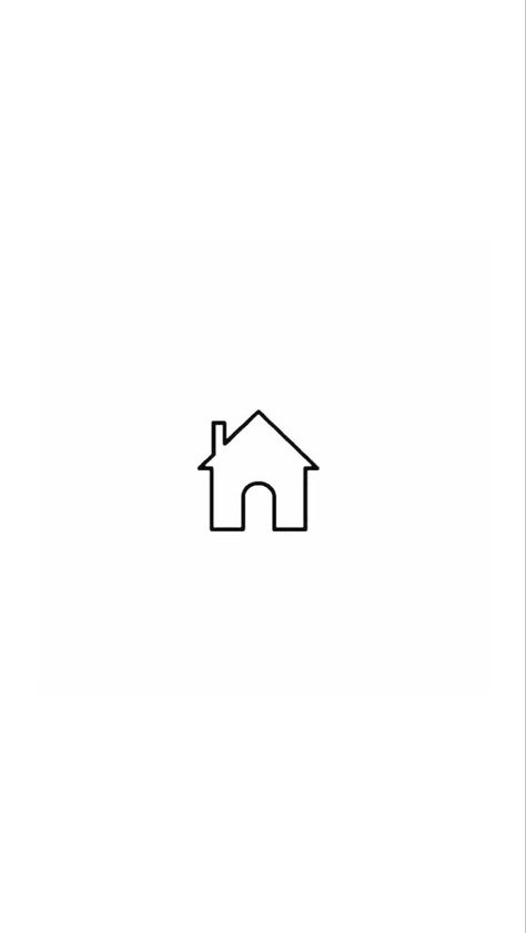 Home Icon Instagram Highlight, Small House Tattoo, Home Symbol, Kpop Tattoos, J Tattoo, Inmobiliaria Ideas, Instagram Graphics, Doodle Tattoo, Environmental Graphic Design