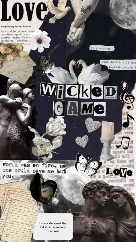 wicked game | chris isaak #aesthetic #music #love #dark #wickedgame #darkacademia #poetry #idealism #romantic #longing #lovers #swans Chris Isaak Aesthetic, Wicked Game Chris Isaak, Game Aesthetic, Chris Isaak, Love Dark, Aesthetic Music, Wicked Game, Music Love, Swans