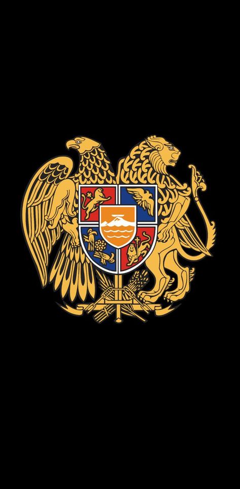 Armenian Culture, Cool Backgrounds, Armenia, Porsche Logo, Black Wallpaper, Android Wallpaper, Coat Of Arms, Iphone Background, Vehicle Logos