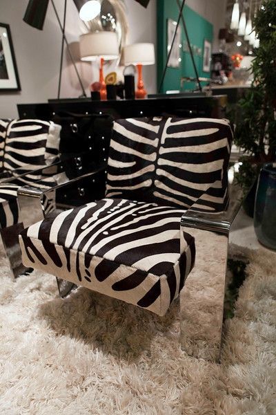 Accent Chair Ideas, Animal Print Furniture, Printed Accent Chairs, Zebra Chair, Pattern Accent Chair, Zebra Decor, Statement Chair, Animal Print Decor, French Country Furniture