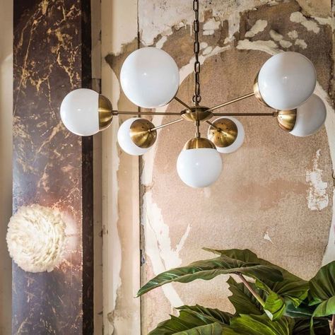 PagazziLighting on Instagram: “An eye-catching shape that will brighten up a lonely space 💫✨ Tap to shop the Bombazine Ceiling Light.” Pineapple Chandelier, Oversized Pendant Light, Frosted Glass Chandelier, Wooden Bead Chandelier, Globe Lighting, Concrete Pendant Light, Contemporary Ceiling Light, Cluster Lights, Statement Chandeliers