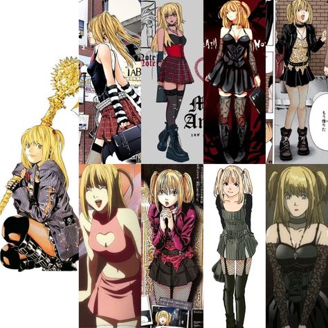 #deathnote #marysaotome #ryuk #fashion #ootd #outfits #accesories Misa Amane Outfit, Anime Fashion Outfits, Anime Fits, Misa Amane, 일본 패션, Black Clothes, Idee Cosplay, Anime Inspired Outfits, Mia 3