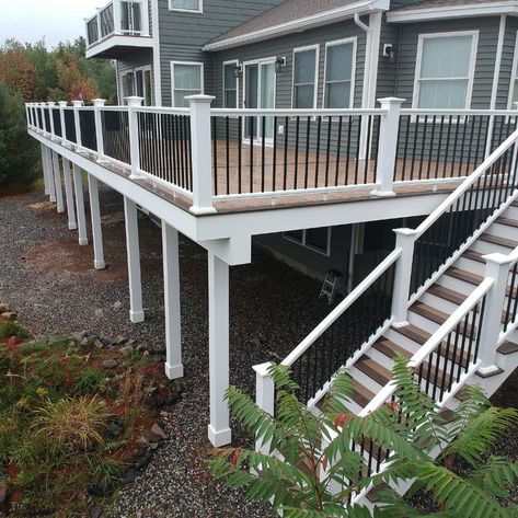 Imagine Gallery of Outdoor Decking Projects | TimberTech Deck Inspiration, Outdoor Decking, Weathered Teak, Deck Projects, Decks Backyard, Deck Photos, Deck Lighting, Composite Decking, Decks And Porches