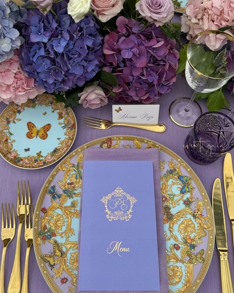 Elegance in every detail ✨ Dining with exquisite Versace plates adorned with intricate butterfly designs at Paul and Elicia’s wedding. #LuxuryDining #eventigaia #wedding #weddingplanner #destinationwedding #VersaceTableware #WeddingElegance 🦋🌸 Versace Plates, Butterfly Designs, Luxury Dining, Butterfly Design, Wedding Events, Wedding Planner, Versace, Destination Wedding, Weddings