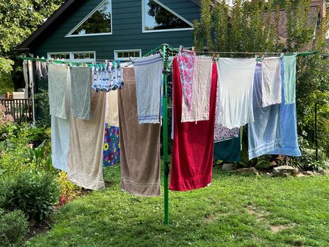 Make A Clothesline, Clothesline Aesthetic, Clothesline Between Trees, Amish Clothesline, Lingerie Clothesline, Future And Drake, Coat Hanger Hooks, Fashion Umbrella, Washing Line