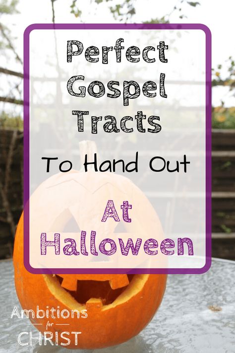 Church Halloween Ideas, Christian Halloween Ideas, Christian Halloween Treats, Halloween Tracts, Halloween Sunday School, Christian Halloween Crafts, Biblical Crafts, Church Halloween Party, Christian Tracts