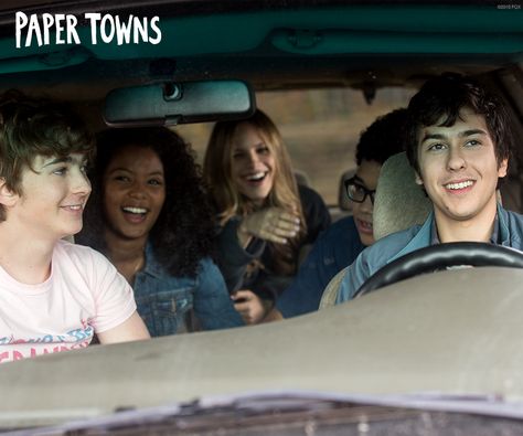 Paper Towns Movie, Austin Abrams, Nat Wolff, Jaz Sinclair, John Green Books, Paper Towns, Teen Movies, Friends Set, The Fault In Our Stars