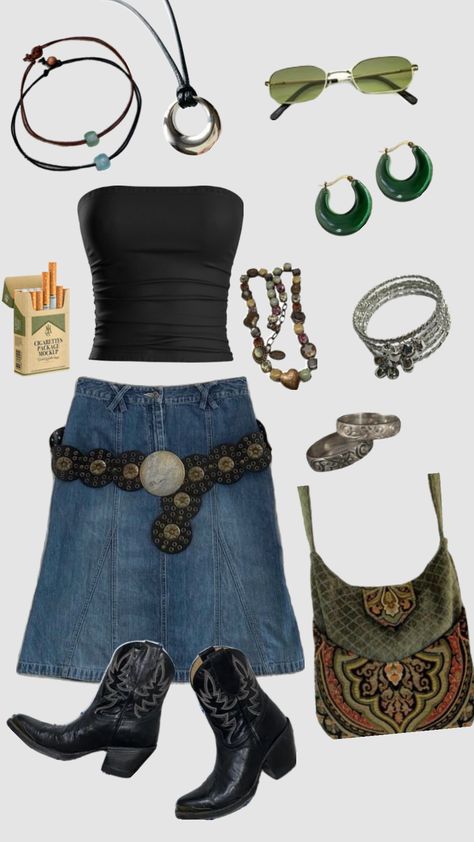 Costal cowgirl outfit #costalcowgirl #summer #summeroutfit #outfitinspo #boho #hippievibes Costal Cowgirl, Cowgirl Outfit, Earthy Outfits, Outfit Inspo Summer, Vintage Outfit, Cowgirl Outfits, Vintage Fits, Swaggy Outfits, Lookbook Outfits