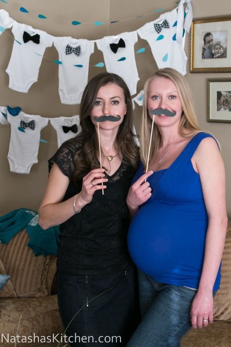 Welcoming Tanya's "Little Man"; Baby Shower Menu and Decor Baby Shower Balloons Boy, Onesie Banner, Boy Shower Themes, Mustache Theme, Baby Shower Ideas For Boys, Trendy Baby Shower Themes, Man Shower, Baby Shower Menu, Mustache Baby Shower