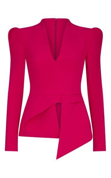 Restrictive Fashion, Pink Peplum Top, Dynasty Outfits, Ck Jeans, Corporate Wear, Crepe Top, Mode Chic, African Fashion Dresses, Latest Outfits