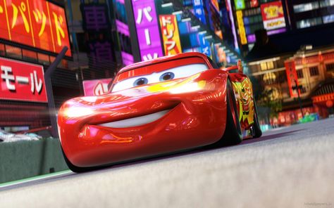 Lightning McQueen in Cars 2, lightning mcqueen from cars the movie #cars #lightning #mcqueen pixar's movies #2K #wallpaper #hdwallpaper #desktop Mcqueen Cars 3, Cars 2 Movie, Cars Disney Pixar, Flash Mcqueen, Disney Cars Wallpaper, Car Animation, Images Disney, Online Comics, Disney Planning