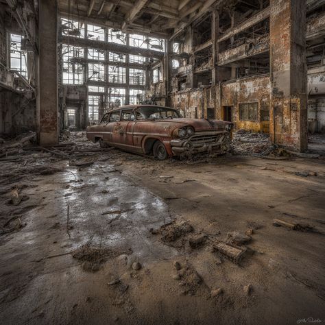 The barren landscape stretched endlessly under the scorching sun, devoid of any signs of life. The abandoned buildings stood in eerie silence, their w... -  #Abandoned #wasteland Barren Wasteland, Barren Landscape, Scorching Sun, Derelict Buildings, Signs Of Life, Lost Soul, Abandoned Buildings, Unique Image, Natural Disasters