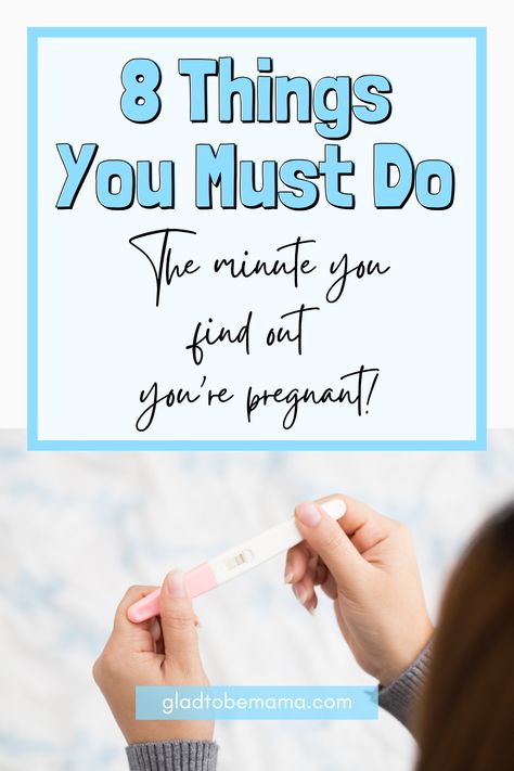 What To Do After Finding Out Your Pregnant, Telling Your Mom Your Pregnant, Telling Mom Your Pregnant, Pregnant Teacher, Finding Out Your Pregnant, Pregnancy Checklist, Positive Pregnancy Test, I'm Pregnant, First Trimester