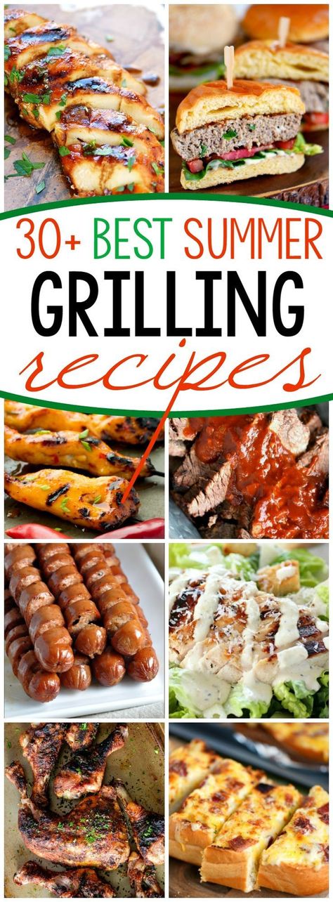 It's too hot to cook indoors! Fire up that grill and try one of these 31 Grilling Recipes for Summer! Your air conditioning bill will thank you. Too Hot To Cook, Grilling Ideas, Recipes For Summer, Summer Grilling Recipes, It's Too Hot, George Foreman, Healthy Summer Recipes, Summer Cooking, Summer Eating