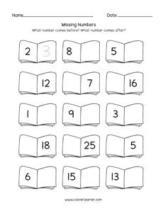 Number Identification Worksheets, Hindi Notes, Counting Backwards, Maths Worksheet, Fun Worksheets For Kids, Numbers Counting, Mathematics Worksheets, Number Identification, Dot Worksheets