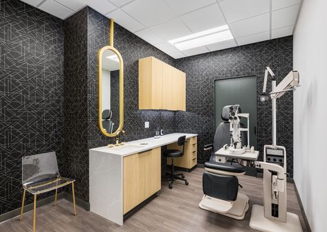 Ophthalmology Clinic Design, Optometry Office Design, Optical Clinic, Optometry Practice, Optometrist Office, Denver Downtown, Consulting Room, Eyewear Store Design, Optometry Office