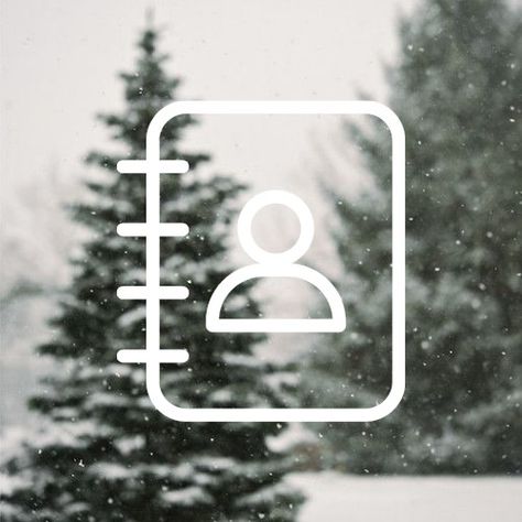 Winter Themed App Icons, Winter App Icons Aesthetic, Winter App Icons, Winter App, Snow App, App Aesthetic, Icons Christmas, Ipad Stuff, App Logos