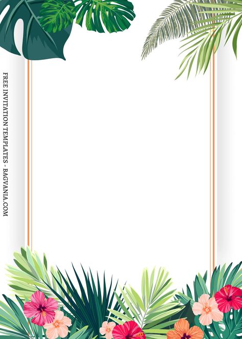 Get (Free) 7+ Tropical Hawaiian Canva Birthday Invitation Templates #free #freeinvitation2019 #birthday #disney #invitations #invitationtemplates Tropical Invitations Template, Prince Baby Shower Invitations, Tropical Invitations, Tropical Birthday Party, Tropical Birthday, Hand Drawn Wedding, Rose Wedding Invitations, Disney Invitations, Birthday Disney