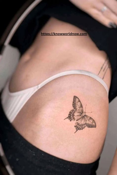 #TattooArt #ButterflyInk #InkedLife #ButterflySymbolism#TattooInspiration#ButterflyTattooDesigns #InkArt#ButterflyInk #TattooGoals #ButterflyTattooIdeas #InkMagic. Butterfly Tattoo On Buttcheek, Butterfly Tattoo Ideas For Women, Monarch Tattoo, Butterfly Thigh Tattoo, Watercolor Butterfly Tattoo, Black Butterfly Tattoo, Monarch Butterfly Tattoo, Simple Butterfly Tattoo, Butterfly Tattoo Ideas