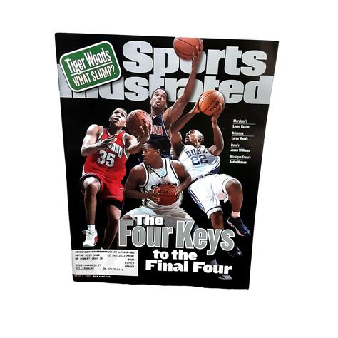 Sports Illustrated April 2 2001 Final Four Baxter Woods Hutson Williams Jason Williams, Mailing Labels, Final Four, Michigan State, Sports Illustrated, Sports Collectibles, Sports Memorabilia, Maryland, Vintage Collection