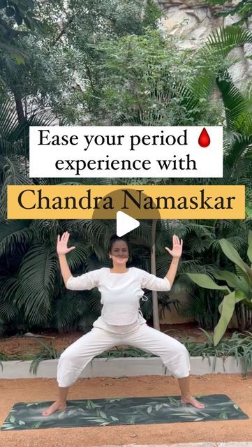 Manisha Yadav on Instagram: "This is for all the Shaktis out there ❤️ SAVE, SHARE & PRACTICE While the Suryanamaskar is a common name in the households today, Chandra Namaskar is lesser known- but equally powerful! The practice of Chandra Namaskar is cooling, balancing and enhances your feminine energy. This brings in calm, peace, creativity and ease and rest in the entire system. It is great for women to practice 14 days before their cycles, as it eases the experience of periods and balances the hormones. Best time to practice: evening. Share it with your Shakti tribe, let’s make periods a better experience 🌸 . . . . . . . . . . . #menstruation #sadhana #periods #yogaforwomen #periodpositive #spirituality #periodsbelike #periodstories #feminine #feminineenergy #femininity #girlpowe Chandra Namaskar, Period Yoga, Menstruation Cycle, Period Cycle, Surya Namaskar, Yoga Poses Advanced, Common Names, Hormone Balancing, Womens Wellness