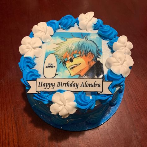 #libra #aesthetic #birthday #gojo #anime #birthdaycake #explorepage Birthday Cake Anime Aesthetic, Jjk Birthday Cake, Gojo Birthday Cake, Drawing Poems, Poems Wallpaper, Gojo Daddy, Birth Cake, 17th Birthday Party Ideas, Libra Aesthetic