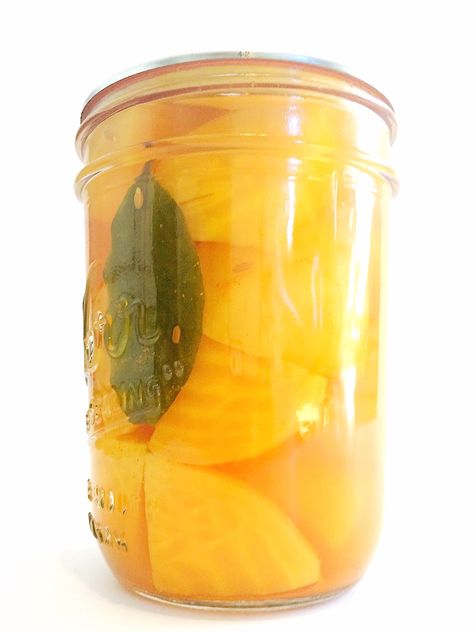 Turkish Pickled Golden Beets Recipe | One tomato, two tomato Pickled Golden Beets, Golden Beets Recipe, Beets Recipe, Yellow Beets, Newfoundland Recipes, Winter Salads, Canning Pickles, Smart Food, Fermented Pickles