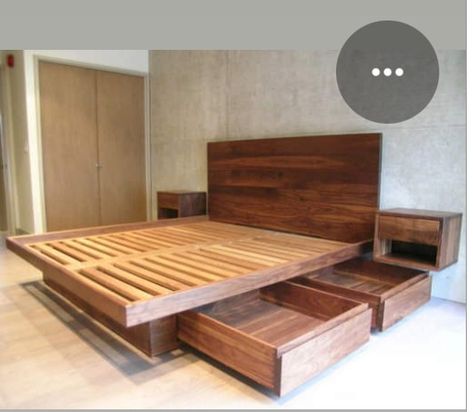 Rustic Bed, Simple Bed Designs, Wood Bed Design, Bed Frame Design, Wooden Bed Design, Bed Design Modern, Balcony Ideas Apartment, Simple Bed, Bedroom Bed Design