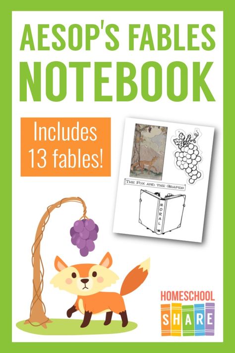 Aesop's Fables For Kids, Homeschool Topics, Fables Activities, Fable Books, Fables For Kids, Fable Stories, Lion And The Mouse, Aesop's Fables, Aesops Fables