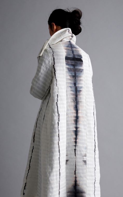 Amy Nguyen | American Craft Council Asymmetrical Coat, Wool Wrap Coat, Shibori Silk, Craft Show, Santa Fe Nm, Mode Inspo, How To Dye Fabric, Fashion Mode, Mode Inspiration