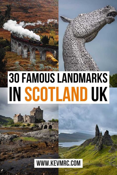 30 Famous Landmarks in Scotland You Need To Visit - kevmrc.com Things To See In Scotland, Things To Do In Scotland, Ireland Hotels, Wales Travel, Travel Uk, Travel Inspiration Destinations, Visiting England, Scotland Uk, Visit Ireland